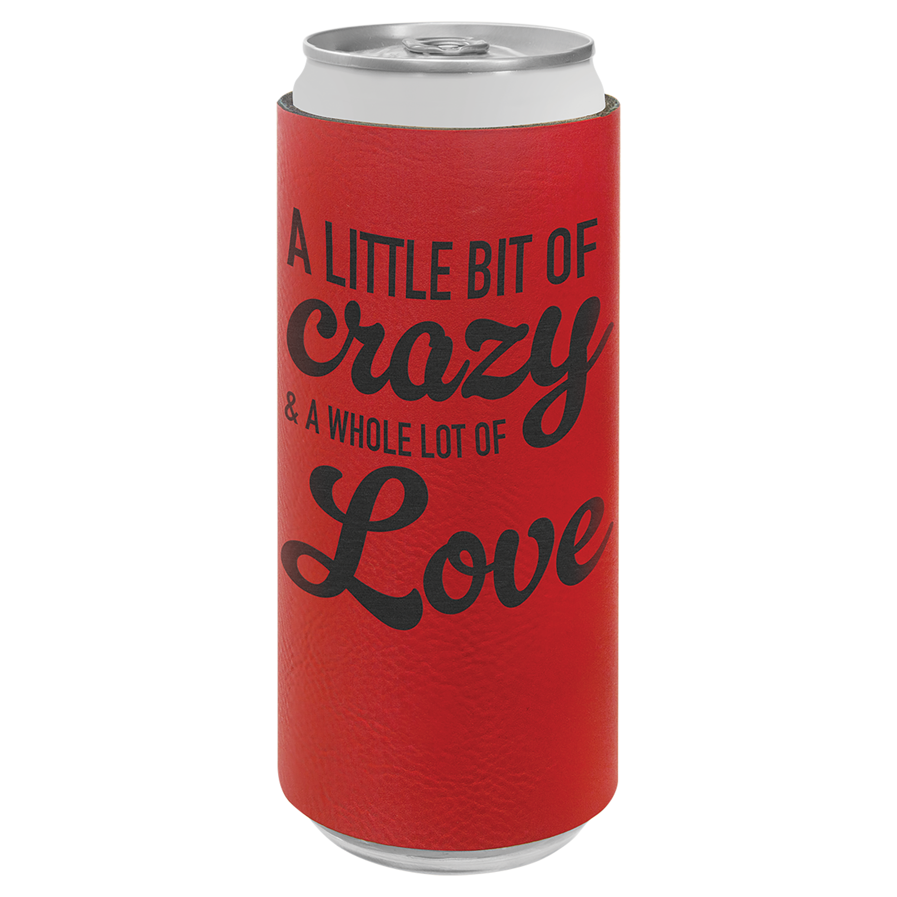 Leatherette Slim Beverage Holder