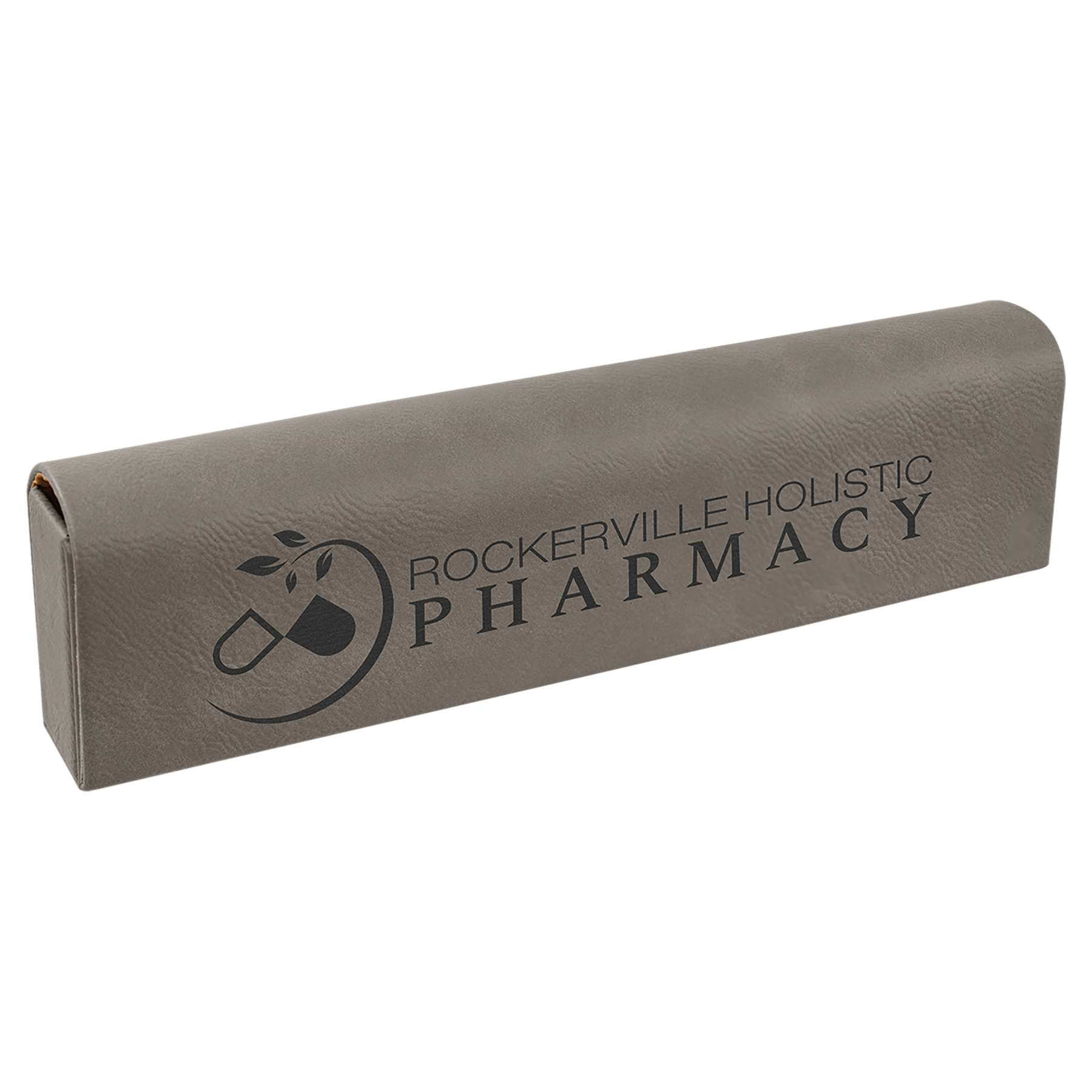 Laserable Leatherette Pill Box with Day of the Week Organizer