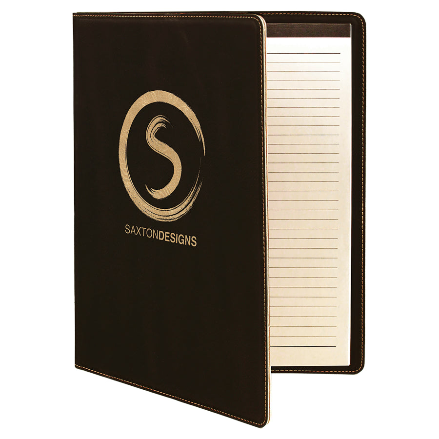 Laserable Leatherette Portfolios