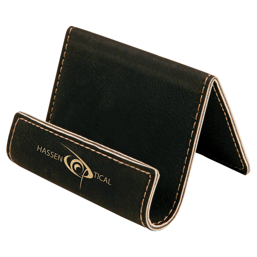Laserable Leatherette Holder/Easels