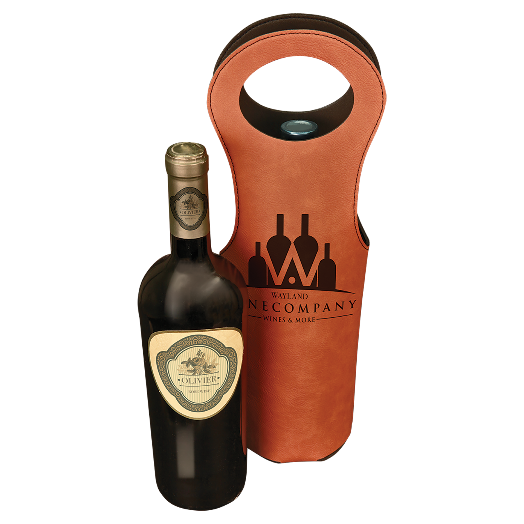 Leatherette Wine Bag