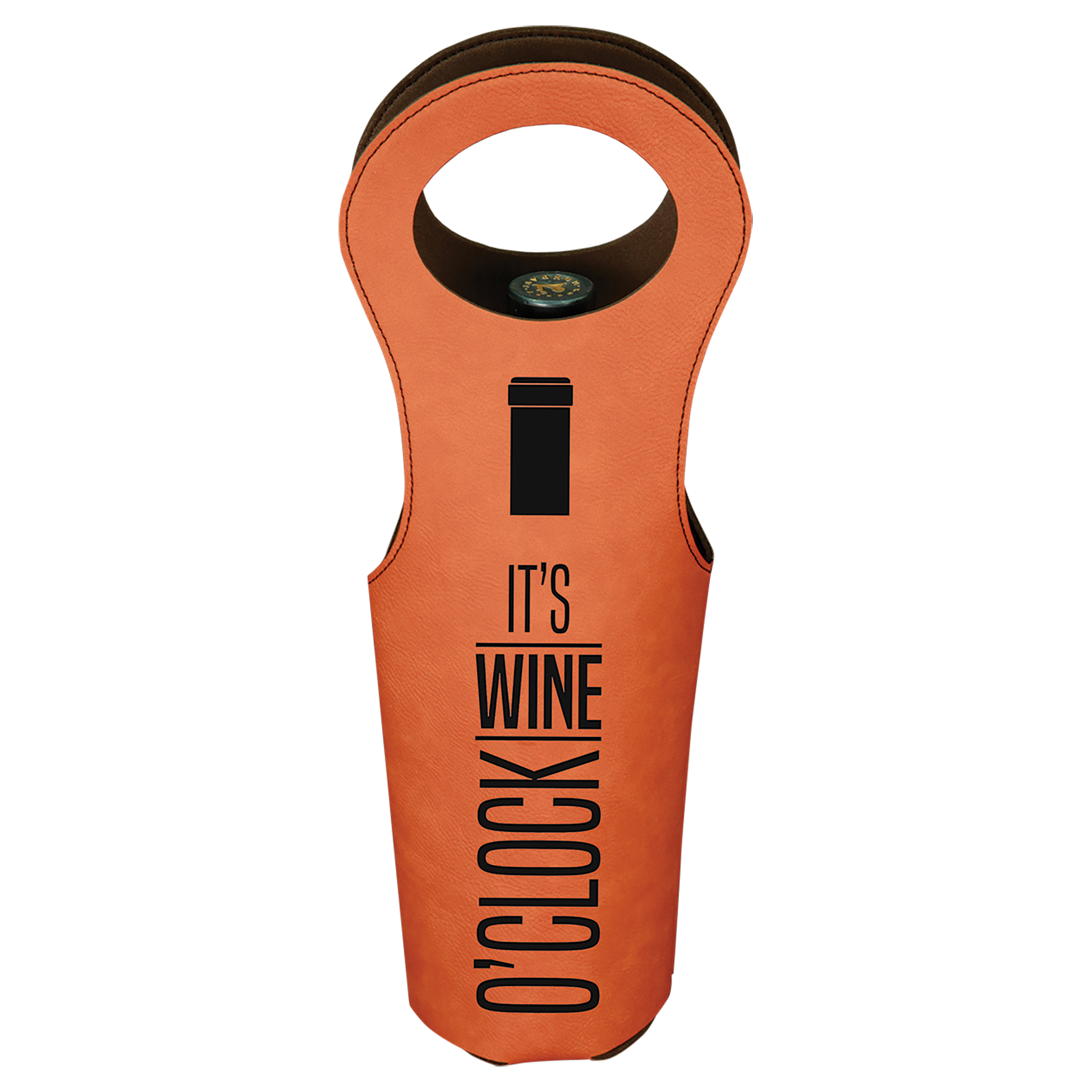 Leatherette Wine Bag