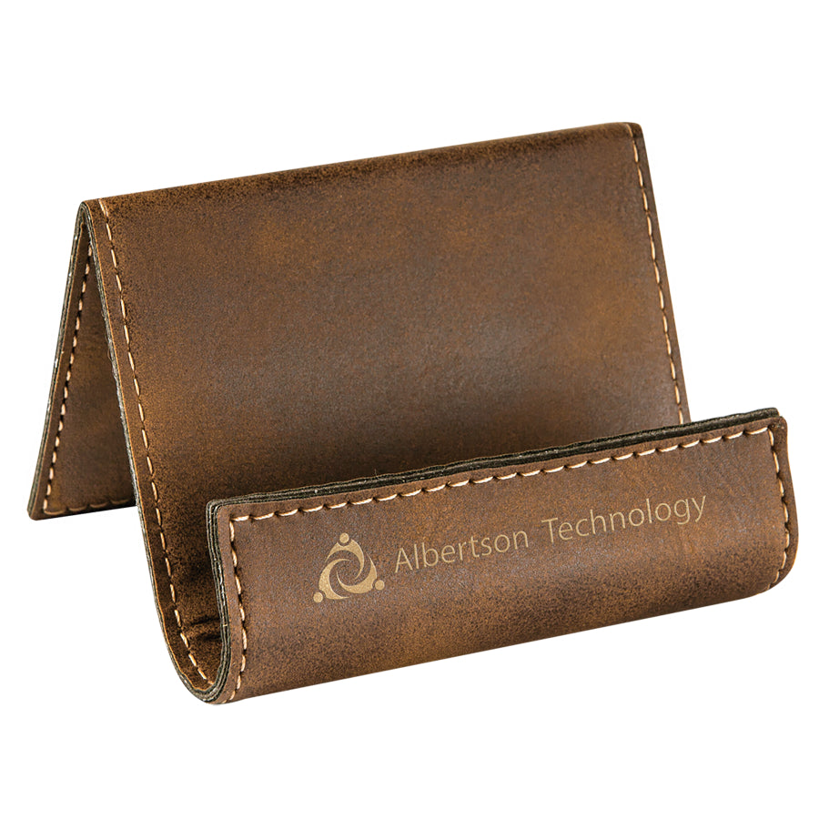 Laserable Leatherette Holder/Easels