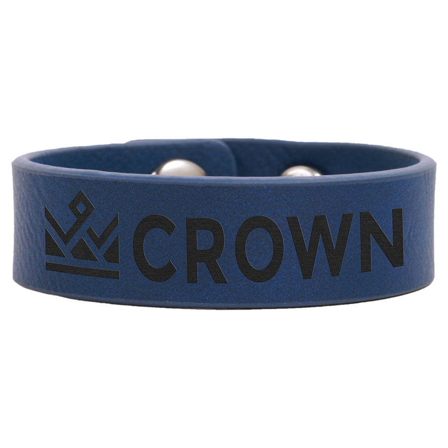 Laserable Leatherette Cuff Bracelets