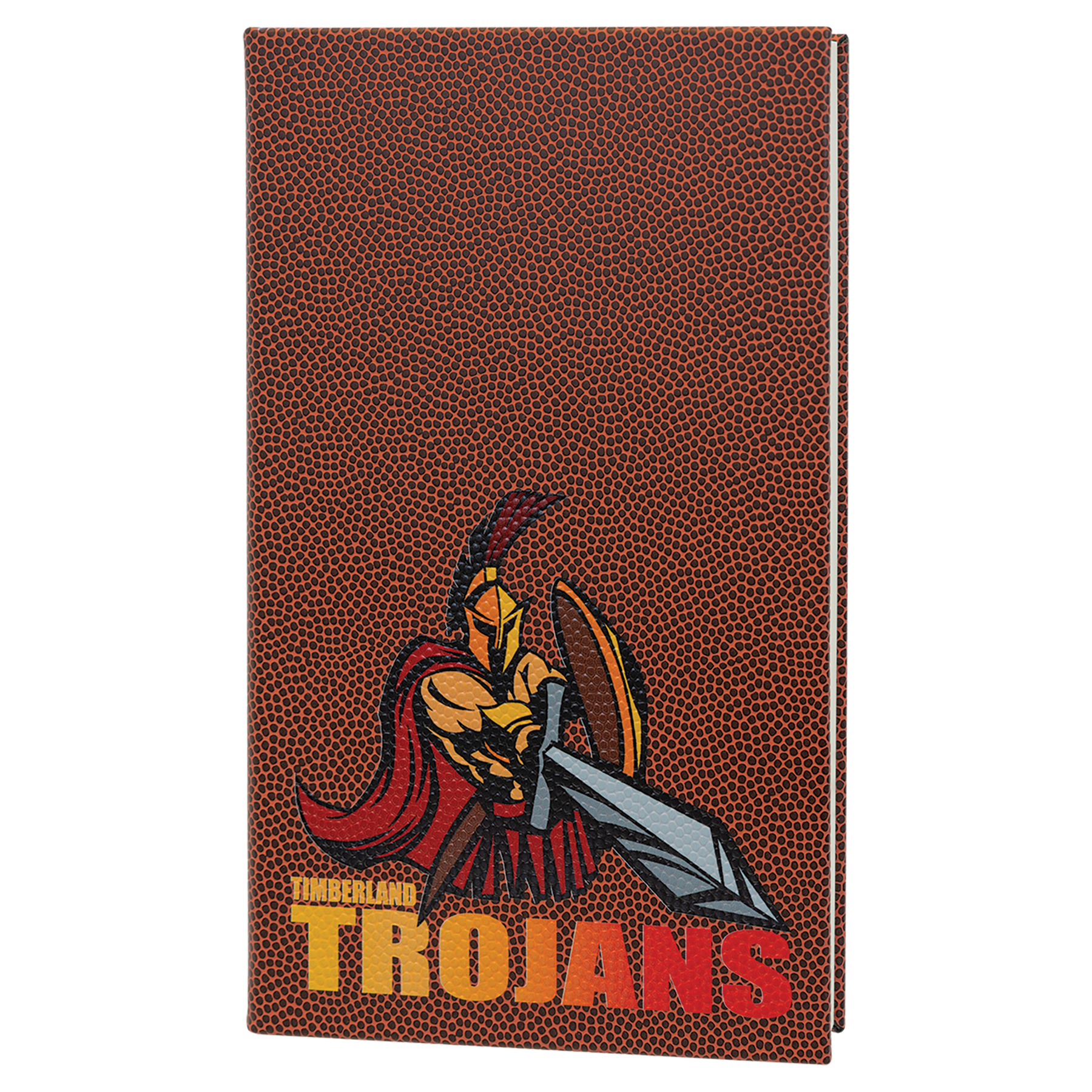 Laserable Leatherette Journal-Lined Notepad