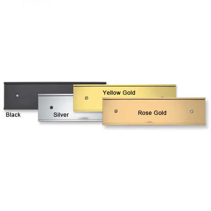 Aluminum Desk Plate