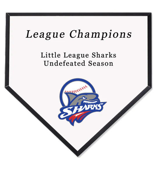 Home Plate Plaque Award