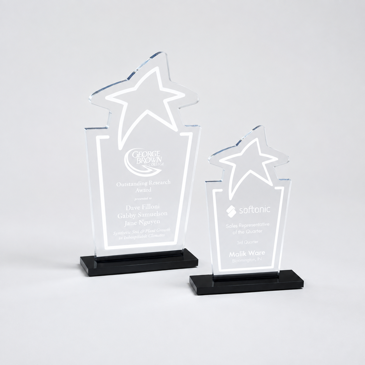 Starfire Acrylic Star Award