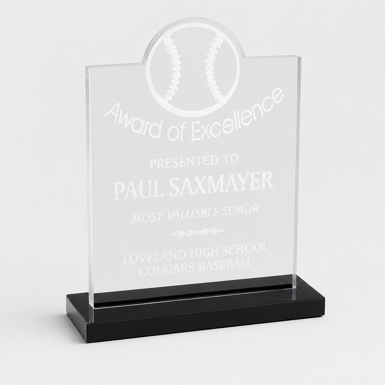 Starfire Ball Acrylic Award