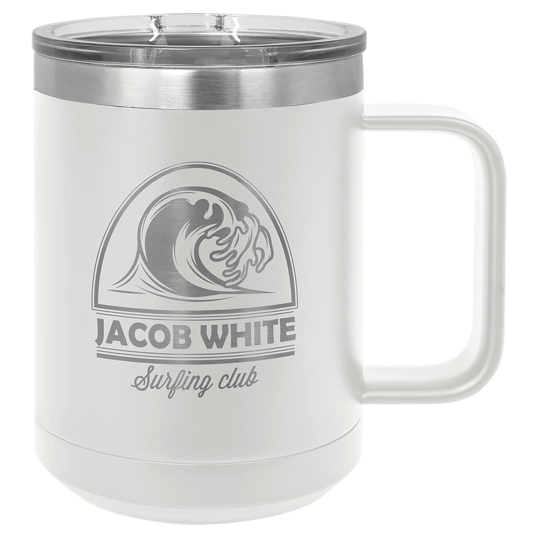 15 oz. Stainless Steel Vacuum Insulated Mug with Slider Lid