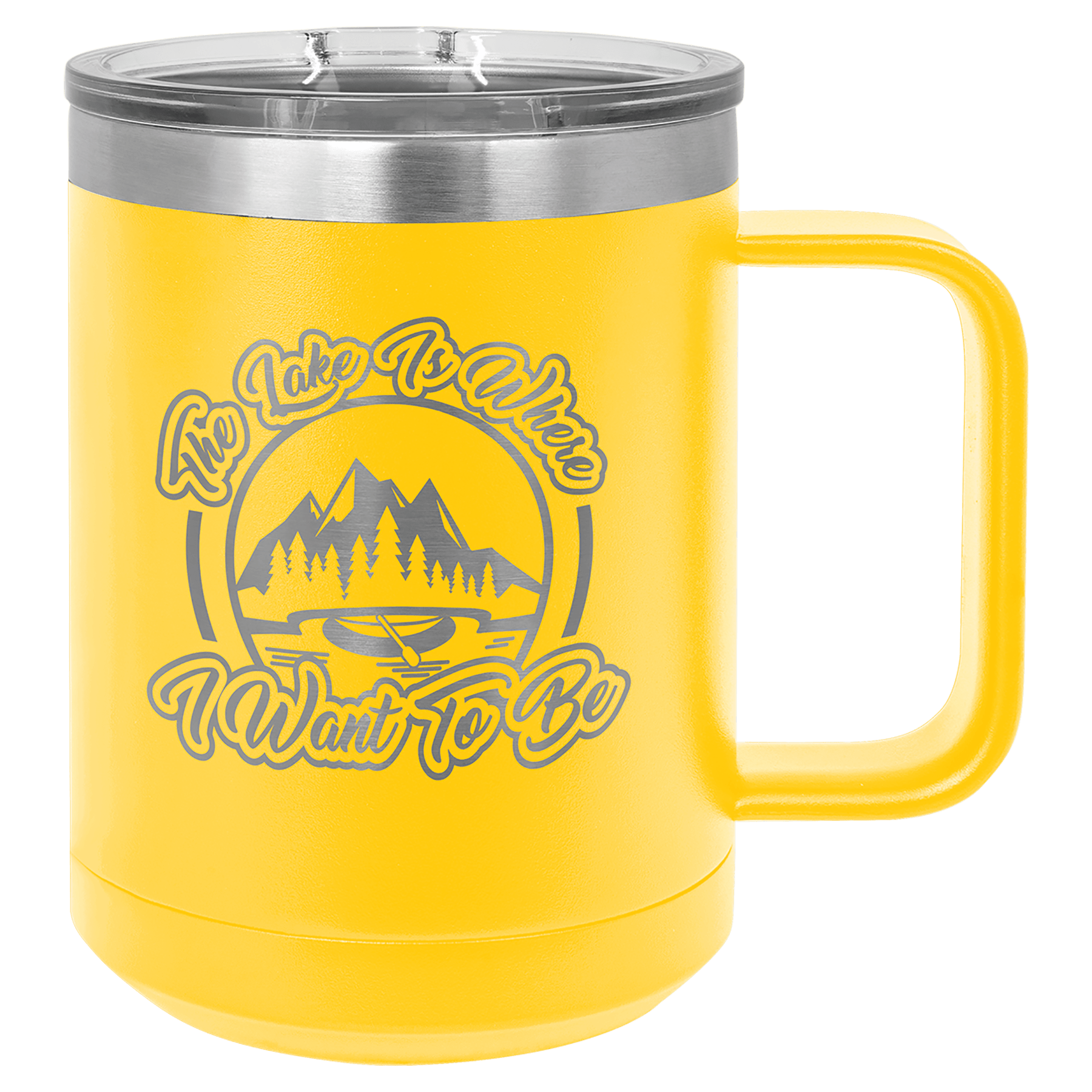 15 oz. Stainless Steel Vacuum Insulated Mug with Slider Lid