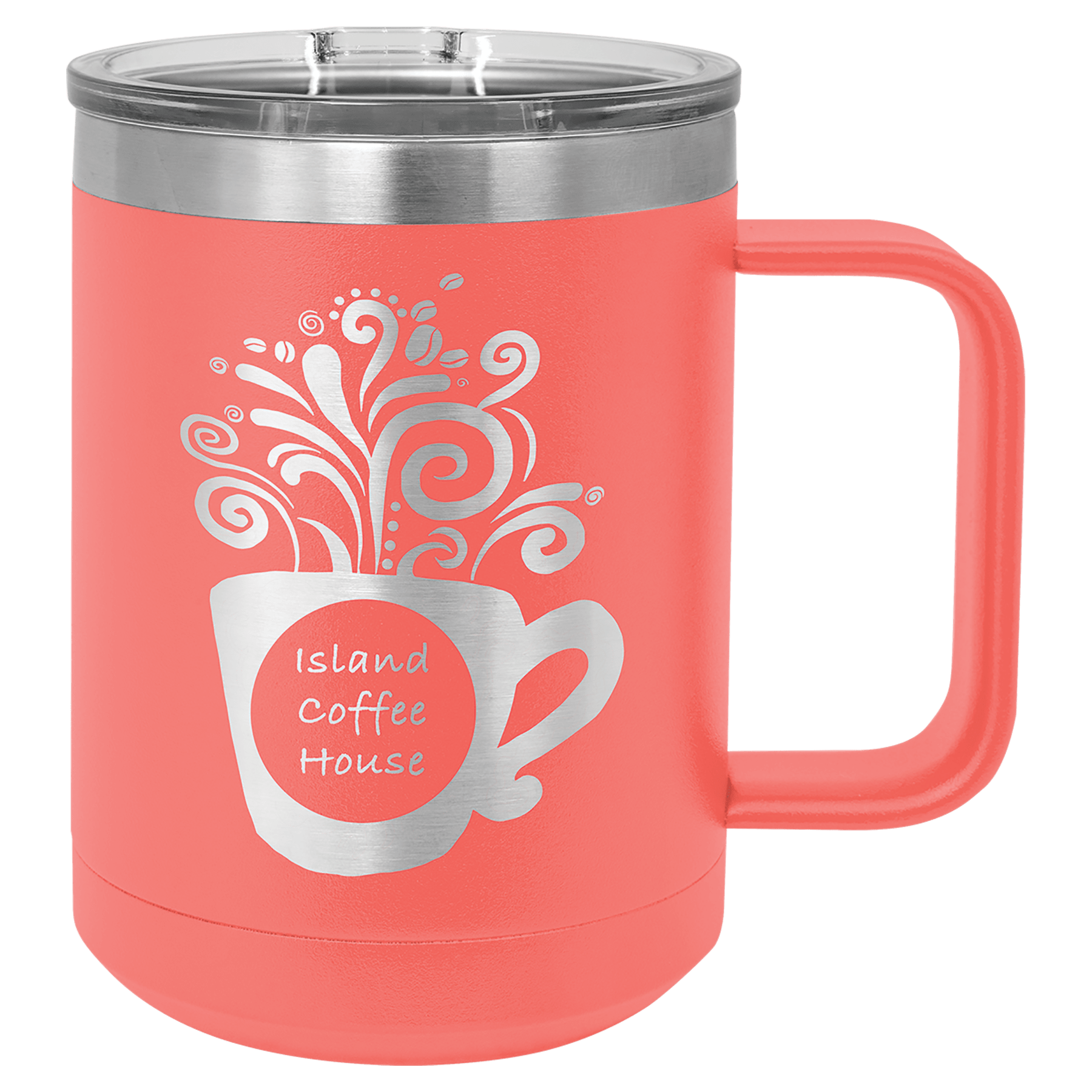 15 oz. Stainless Steel Vacuum Insulated Mug with Slider Lid