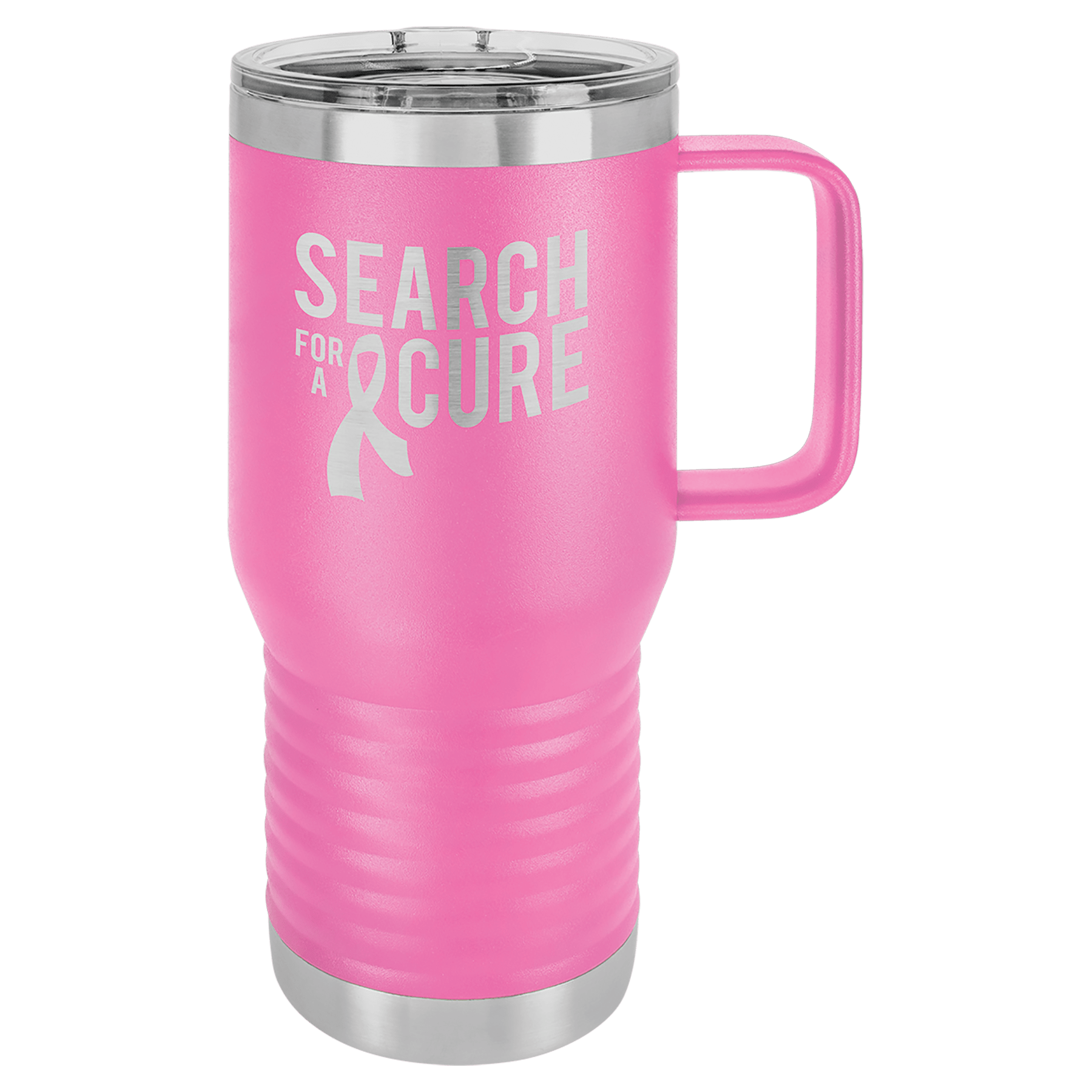 20 oz. Stainless Steel Vacuum Insulated Travel Mug with Slider Lid