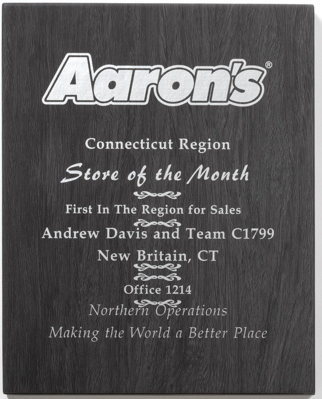 Leatherette Plaque