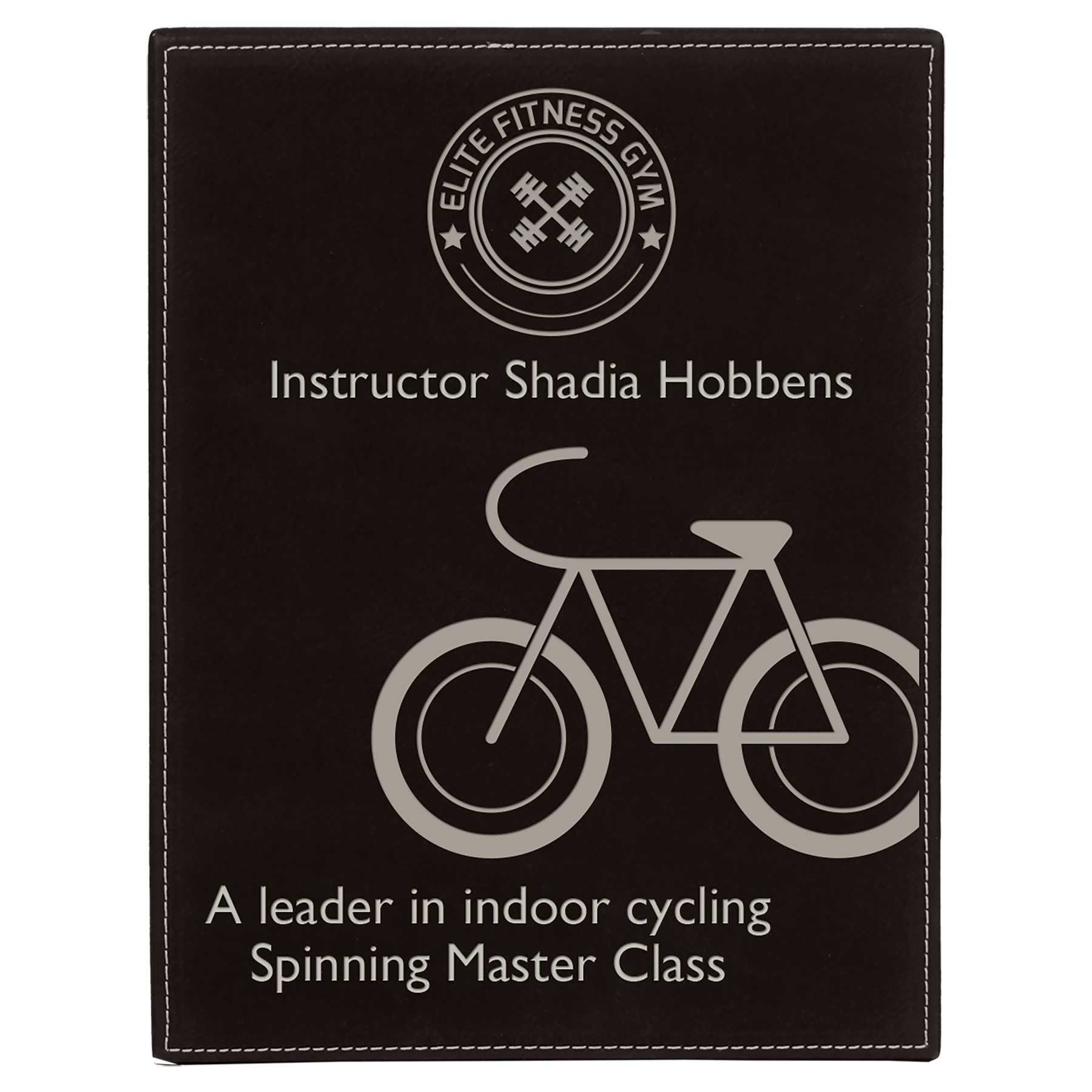 Leatherette Plaque