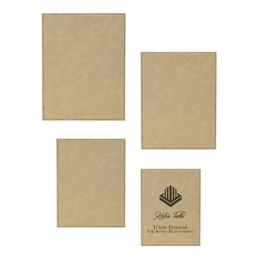 Leatherette Plaque