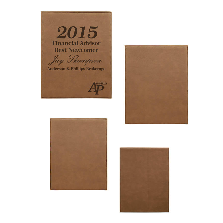 Leatherette Plaque