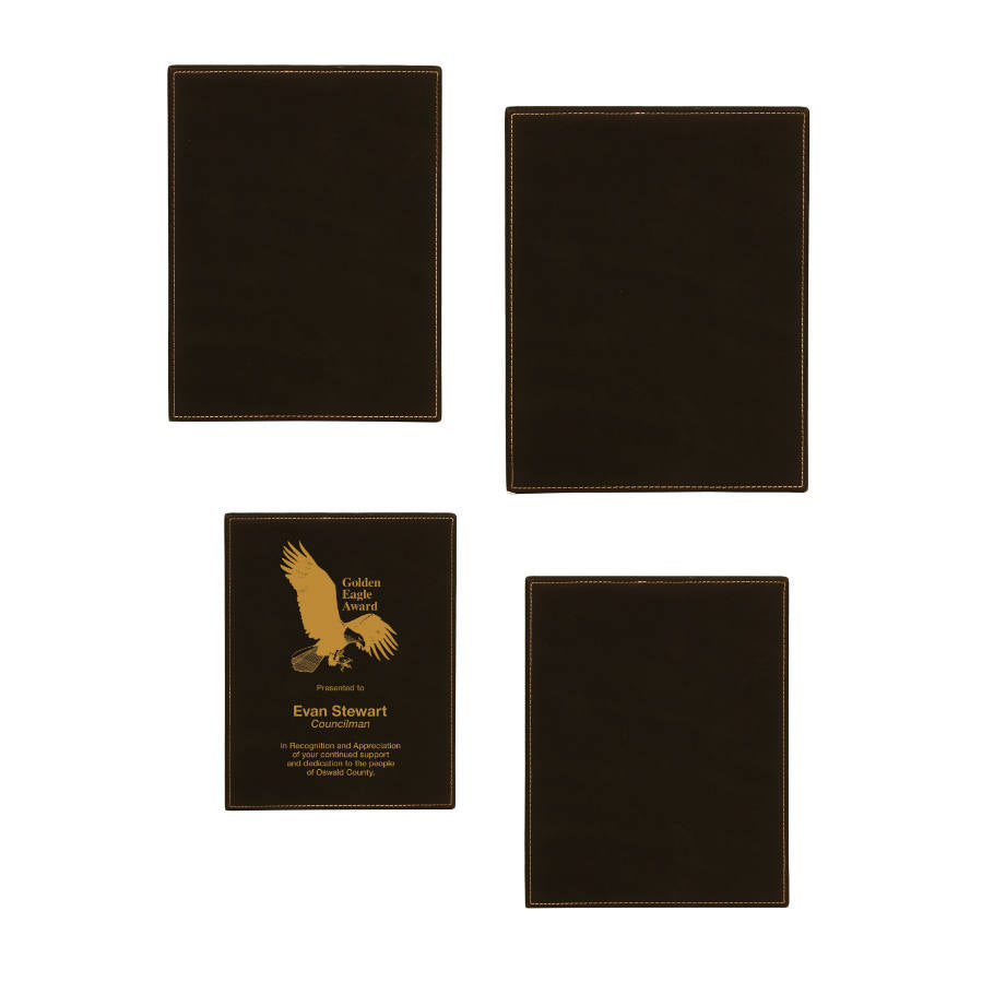 Leatherette Plaque