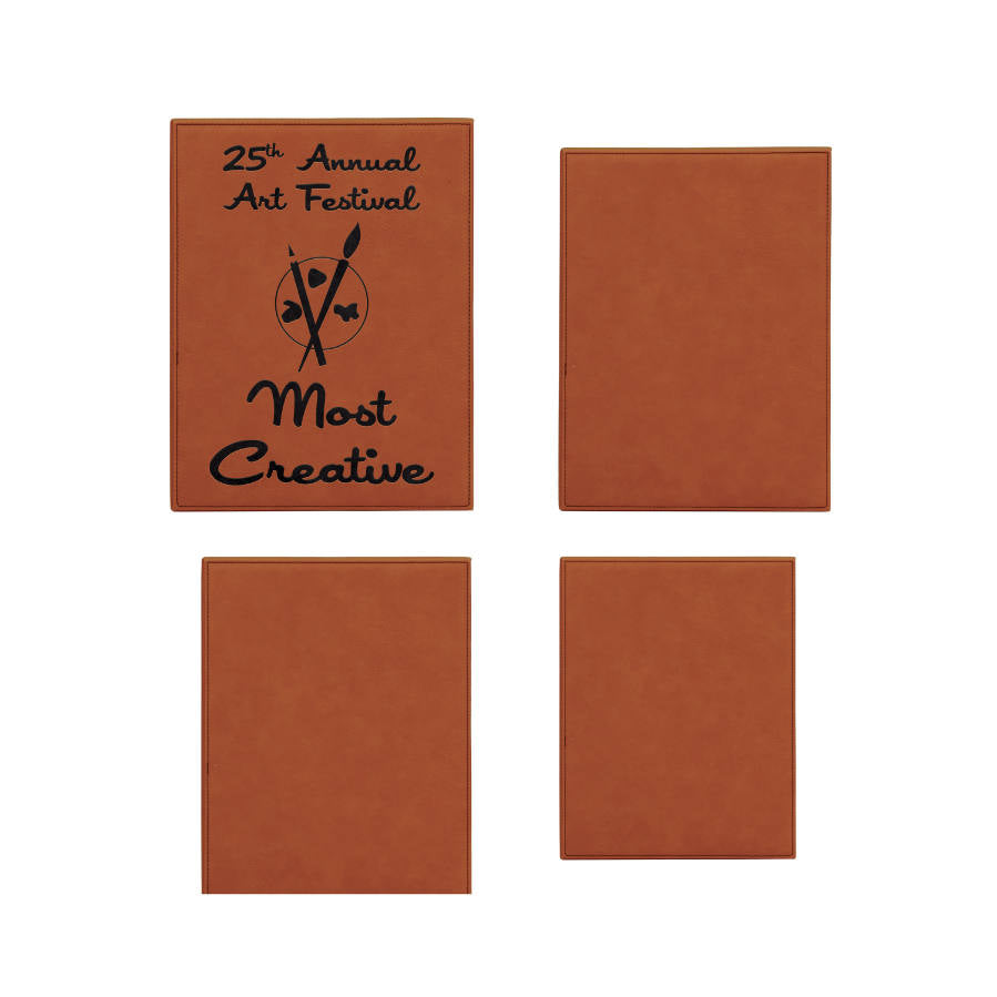 Leatherette Plaque