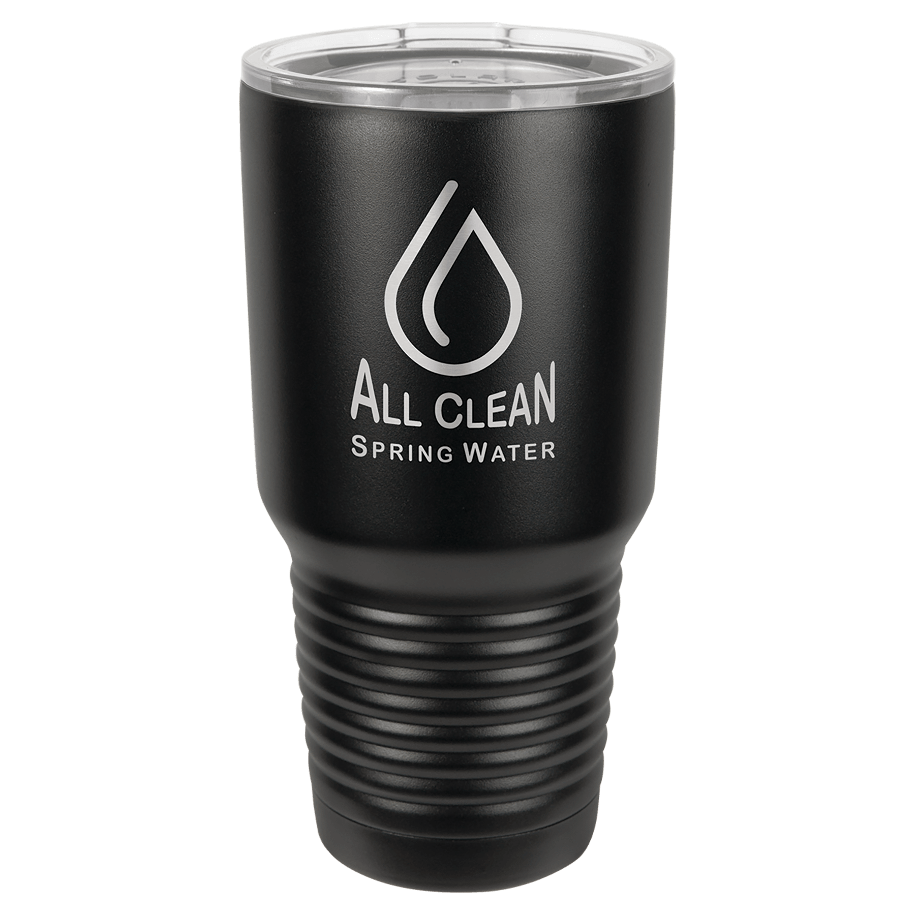 30 oz. Stainless Steel Vacuum Insulated Ringneck Tumbler with Clear Lid