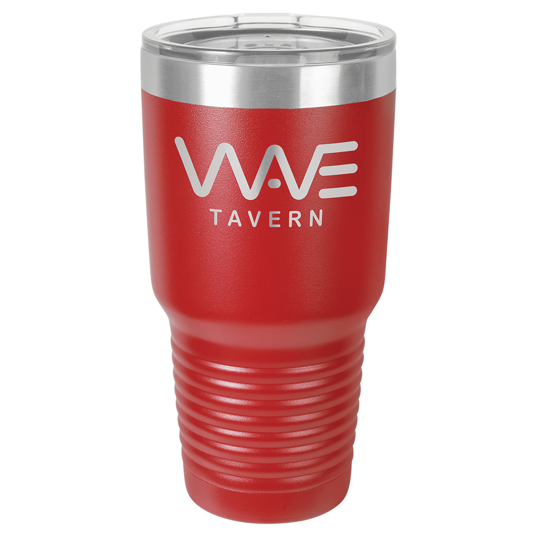 30 oz. Stainless Steel Vacuum Insulated Ringneck Tumbler with Clear Lid