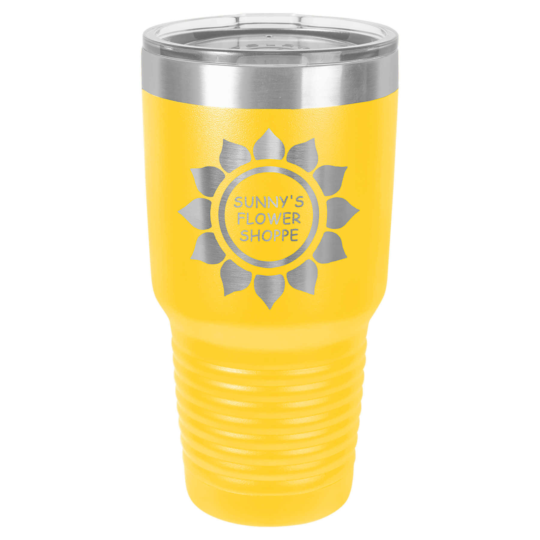 30 oz. Stainless Steel Vacuum Insulated Ringneck Tumbler with Clear Lid