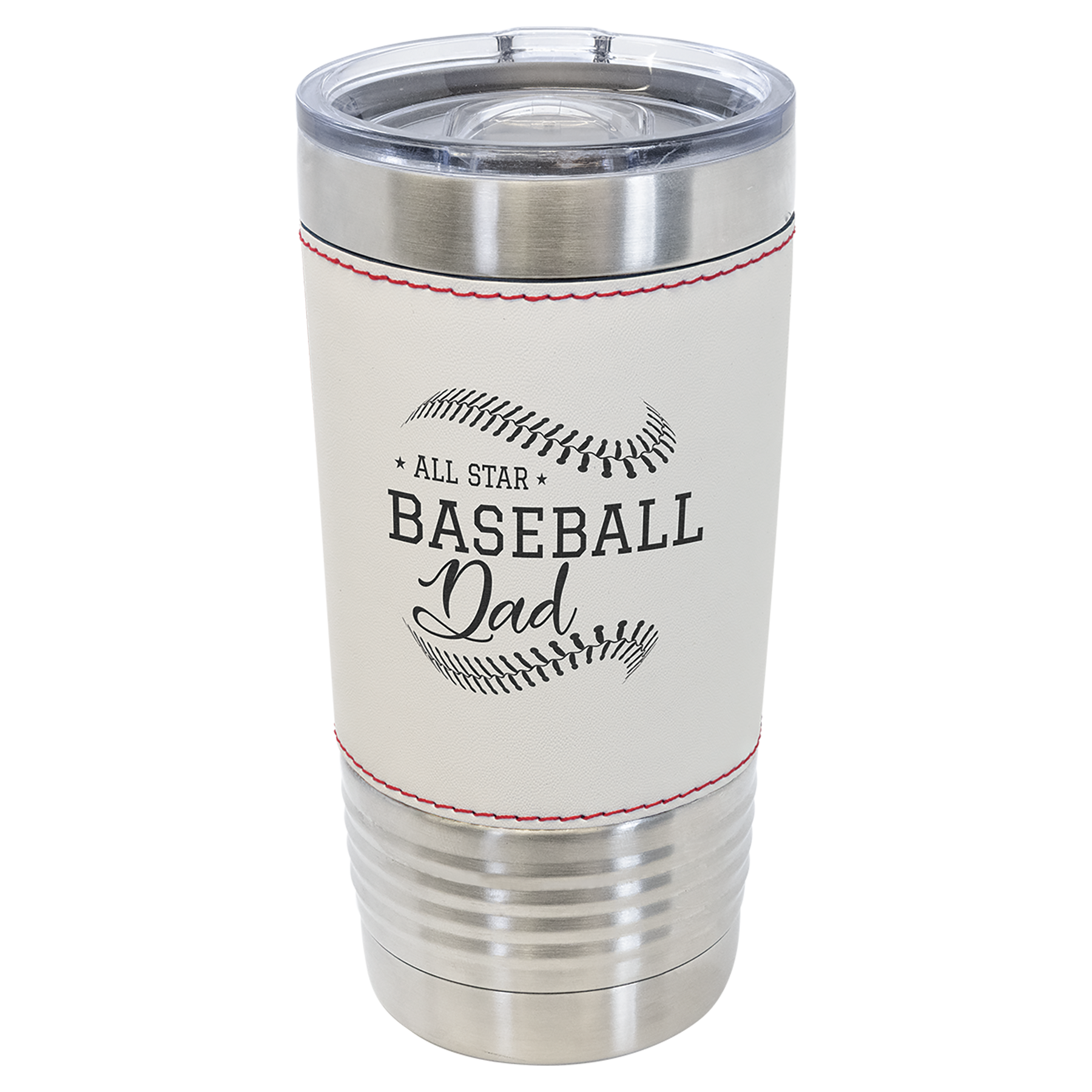 20 oz.  Laserable Leatherette Sports Tumbler with Slider Lid