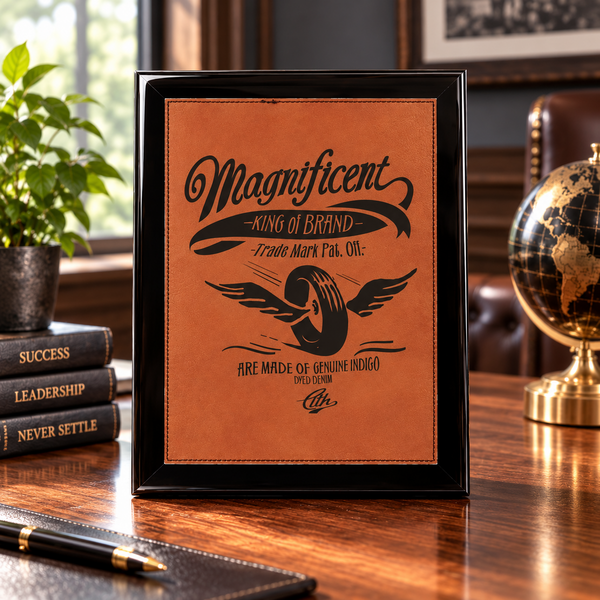 Classic Laserable Leatherette Plaque