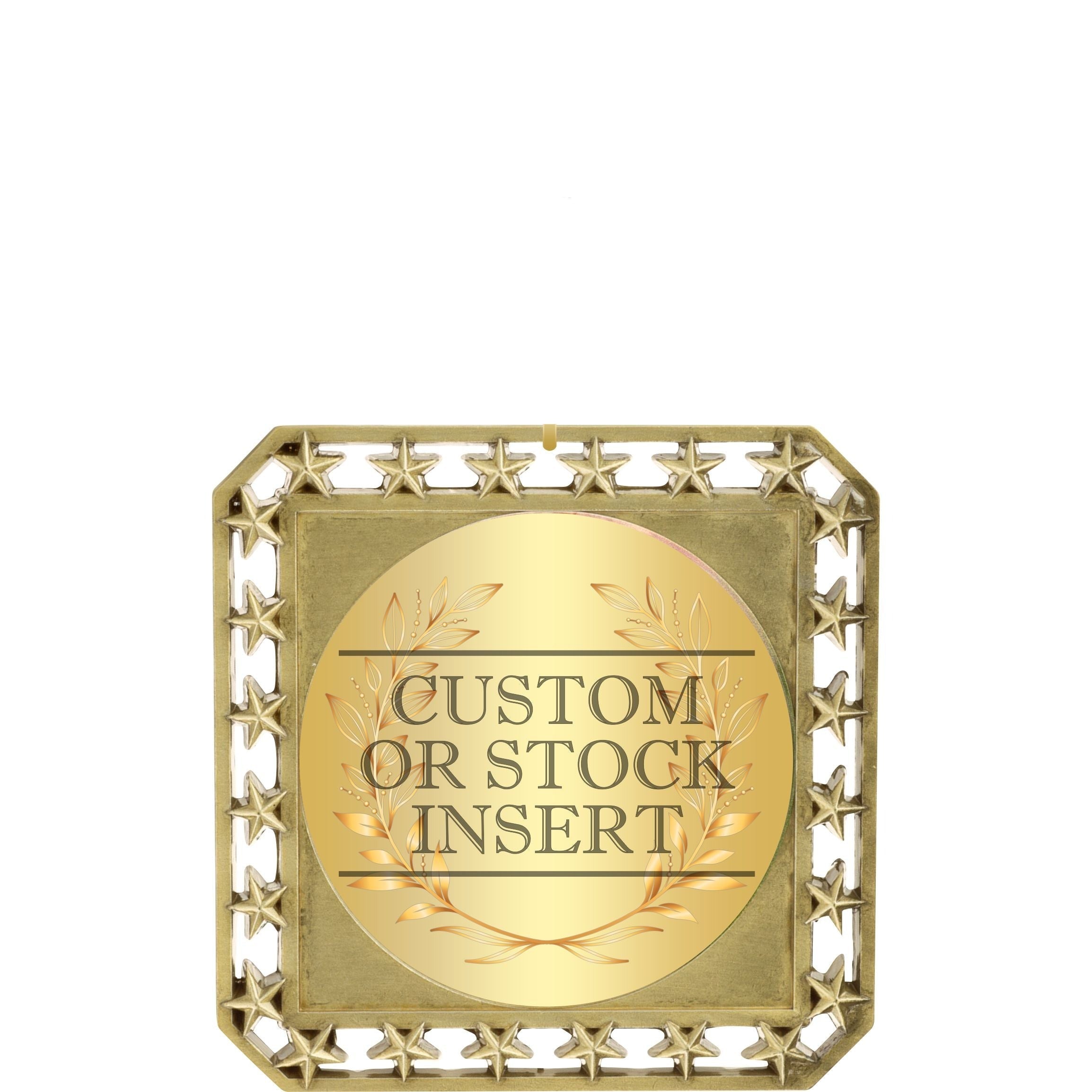 Exclusive Square Medal with Insert