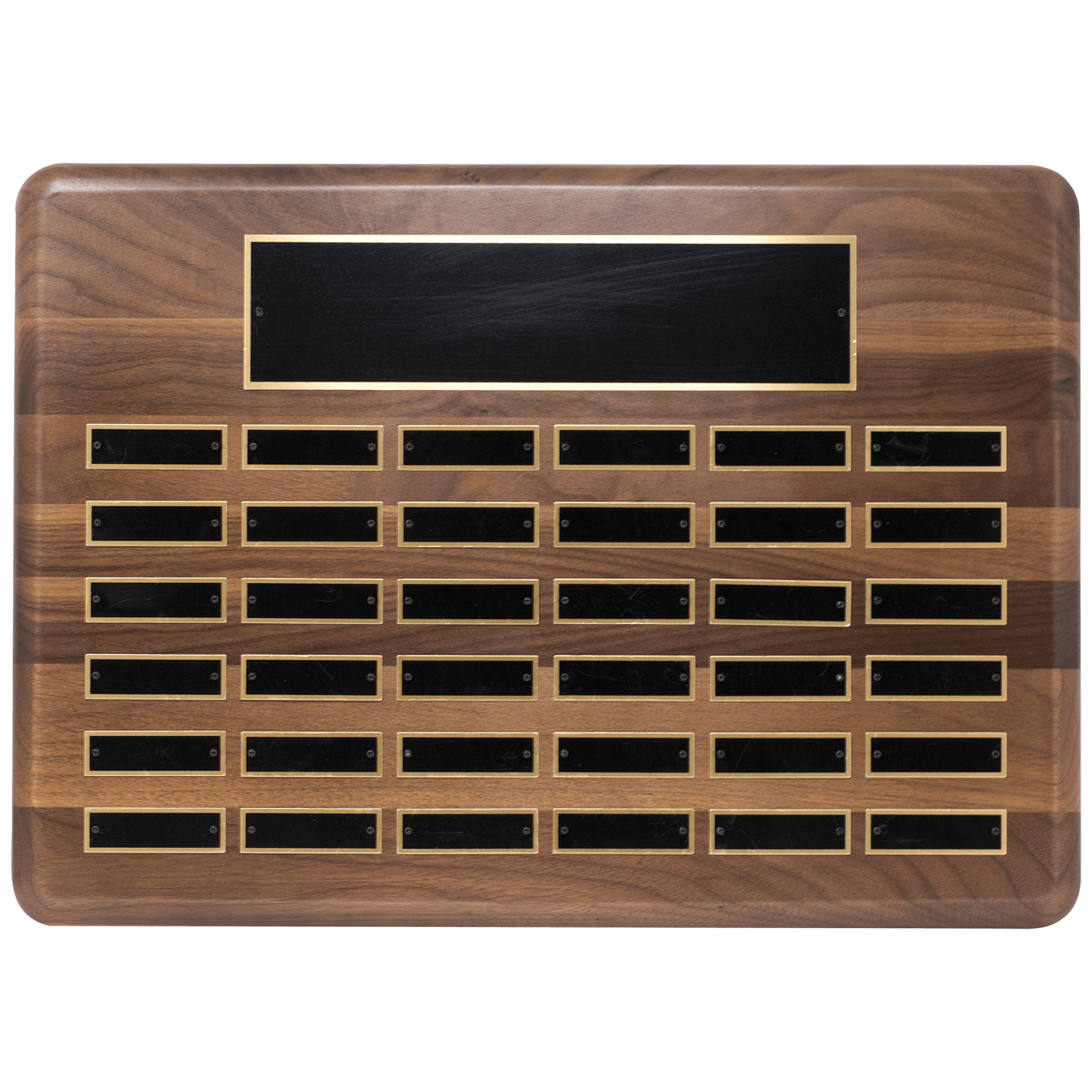American Perpetual Plaque Black Brass Plates
