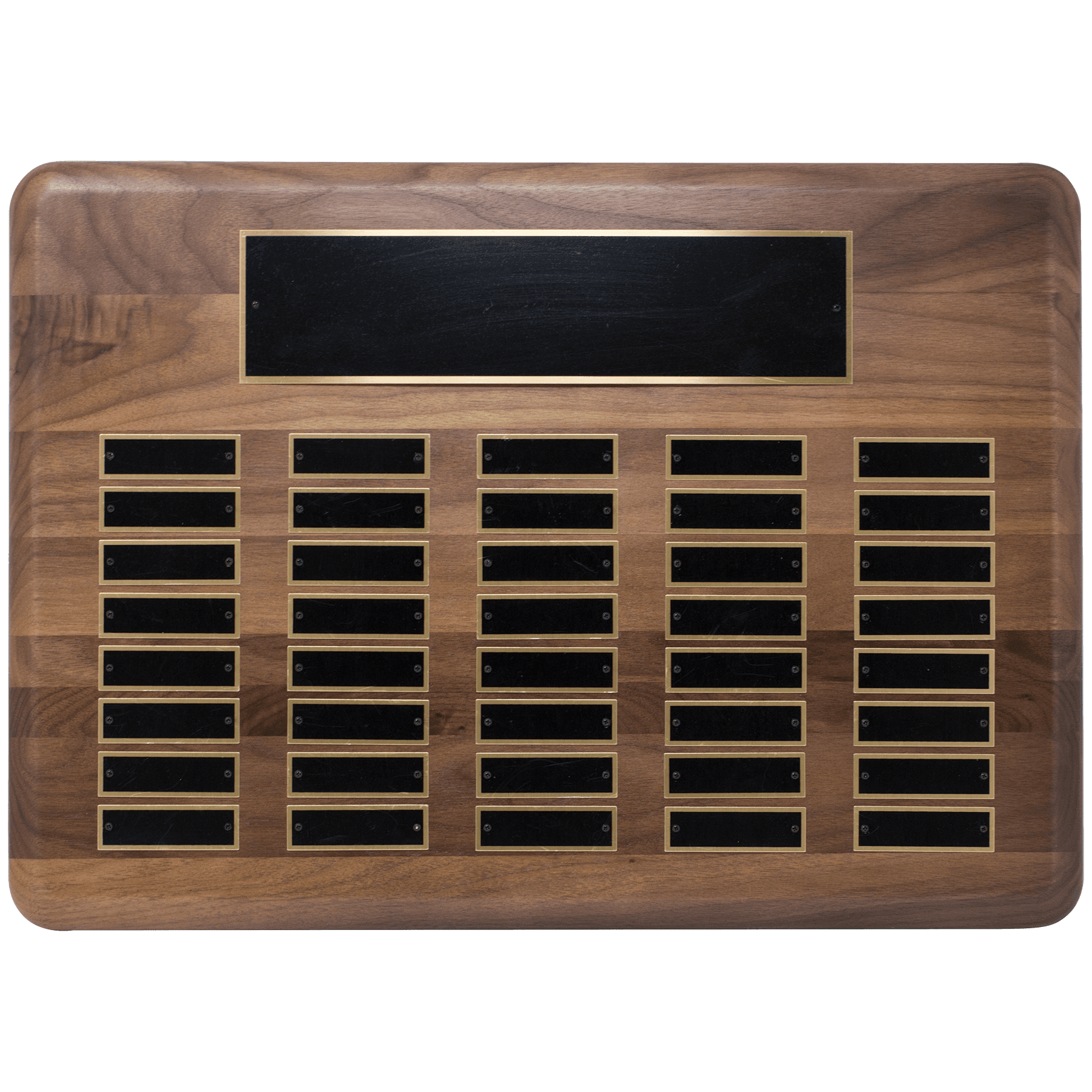 American Perpetual Plaque Black Brass Plates