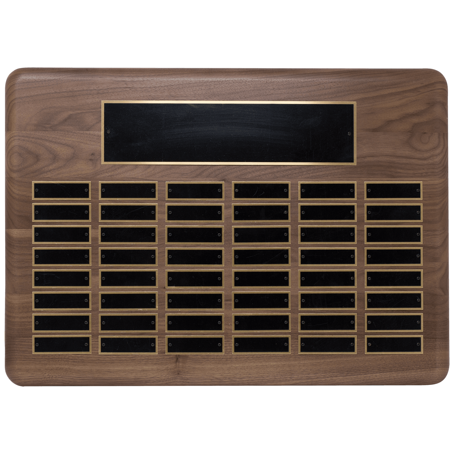 American Perpetual Plaque Black Brass Plates