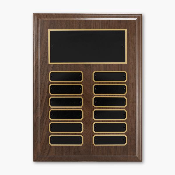 American Walnut Cove-Edge Perpetual Plaque