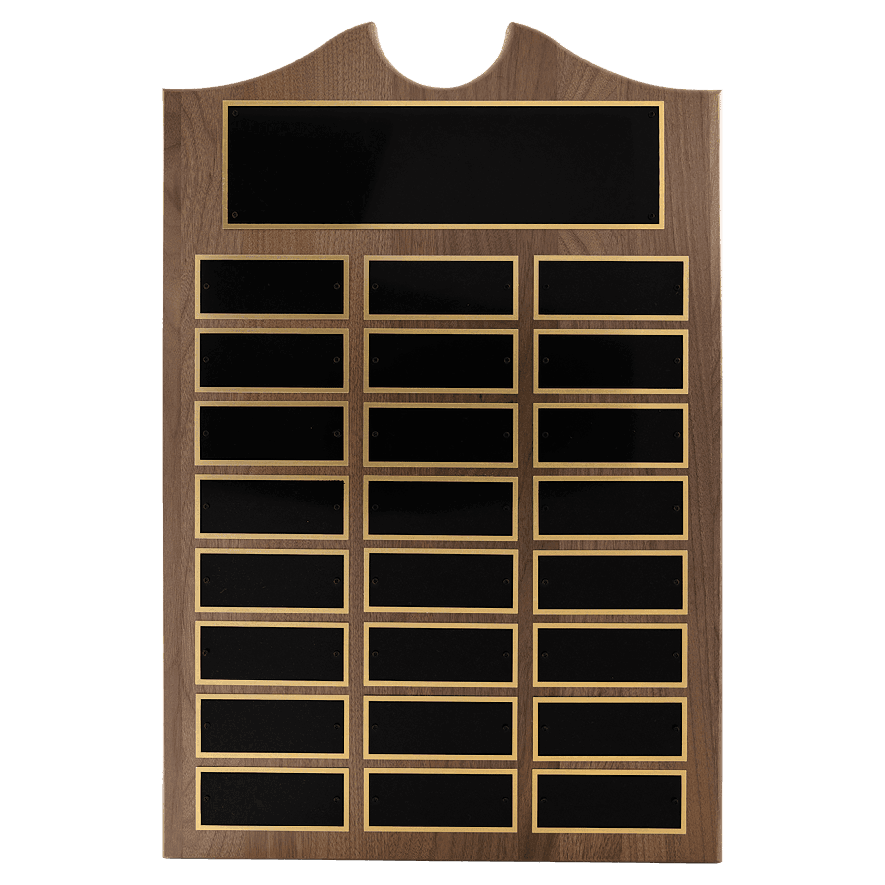 American Walnut Perpetual Plaque Roster Series