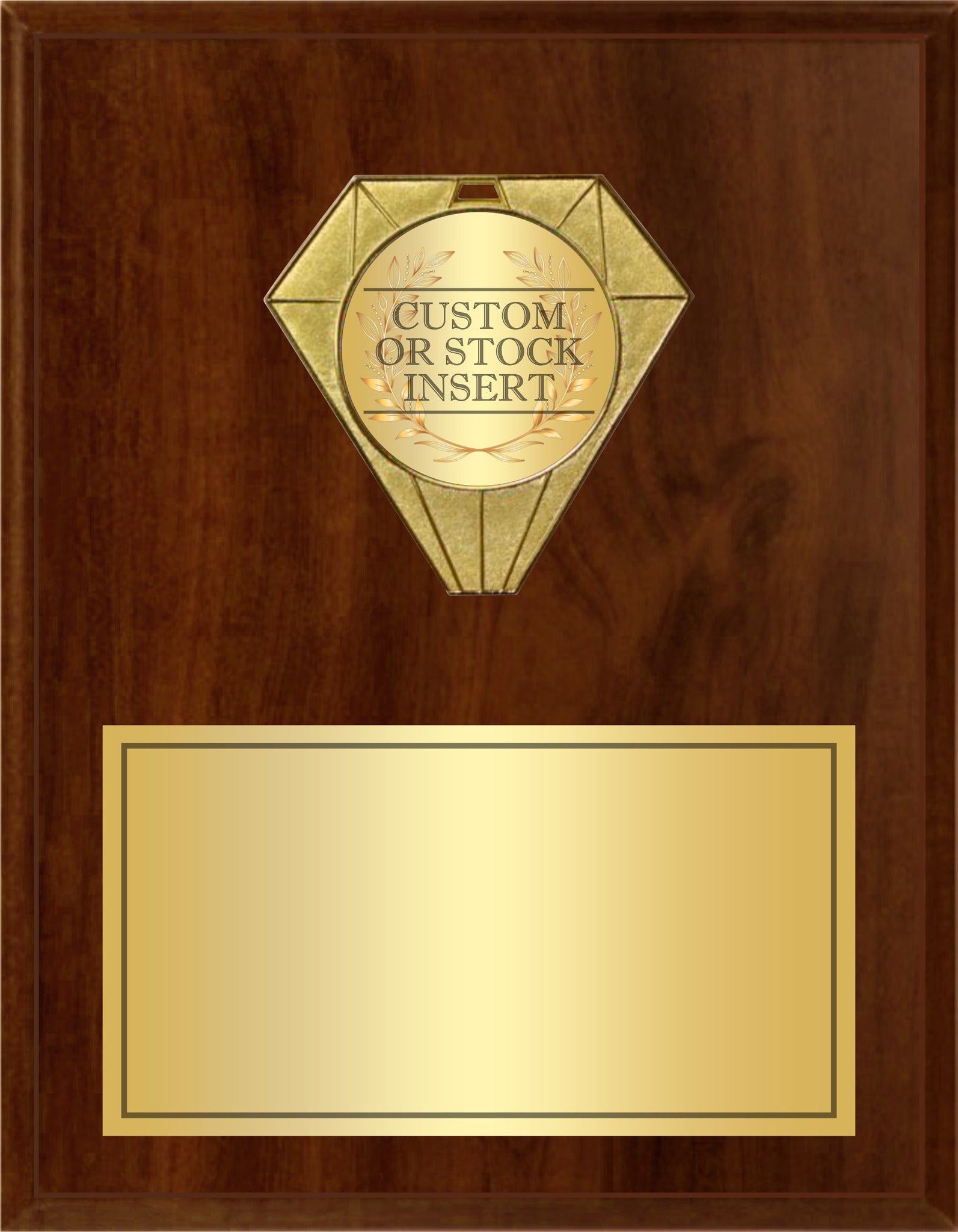 Jewel Plaque Series Vertical Plaque