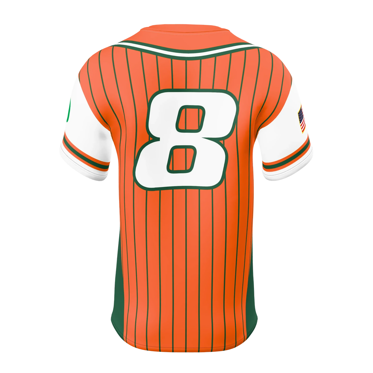 Custom Sublimated Men's Short Sleeve Crew Neck T-Shirt — baseball alternate view 4