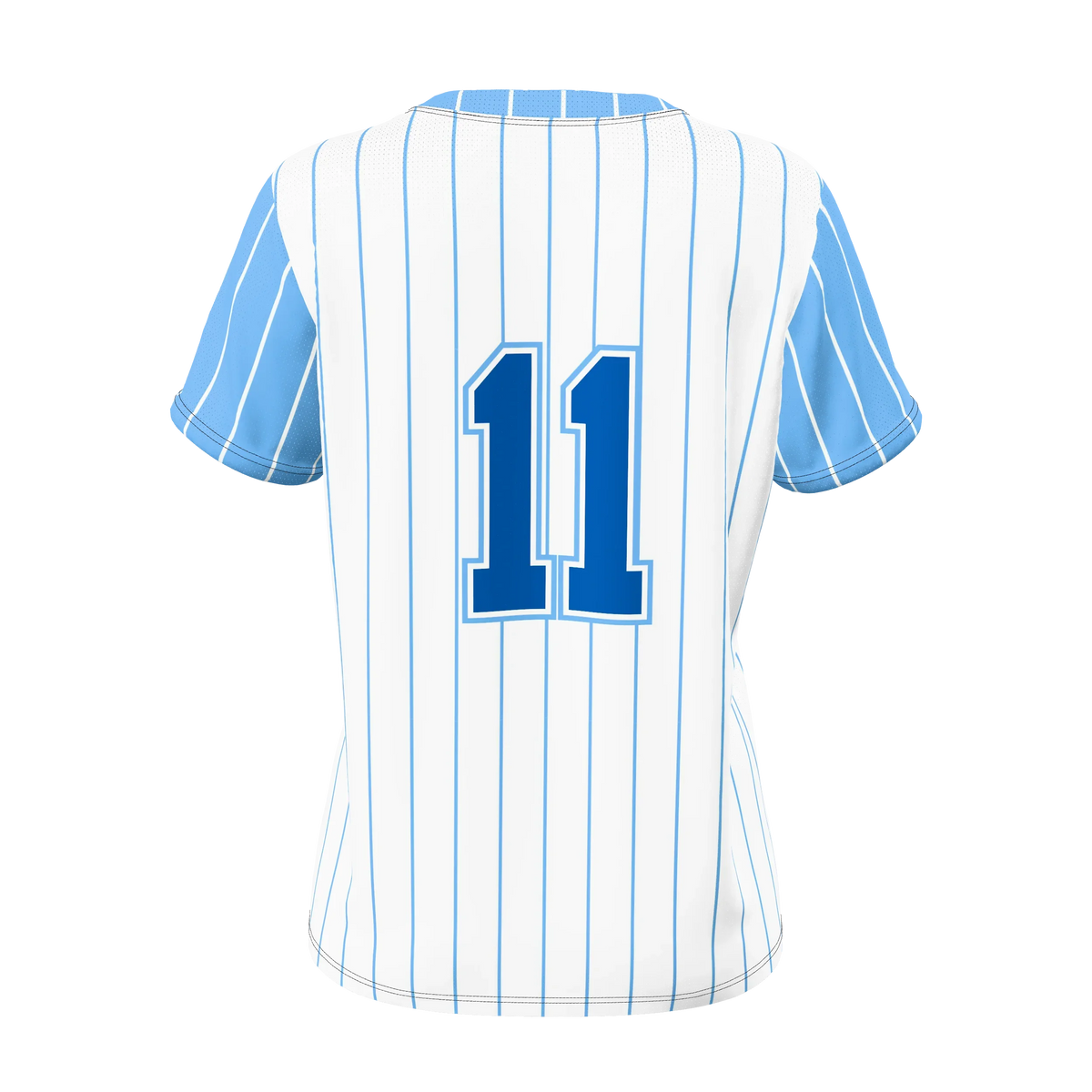 Custom Sublimated Women's Short Sleeve Crew Neck T-Shirt — softball supplier alternate view 4