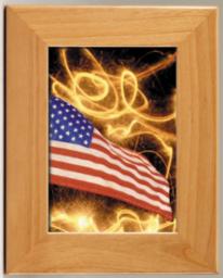 Alder Wood 5x7 Picture Frame