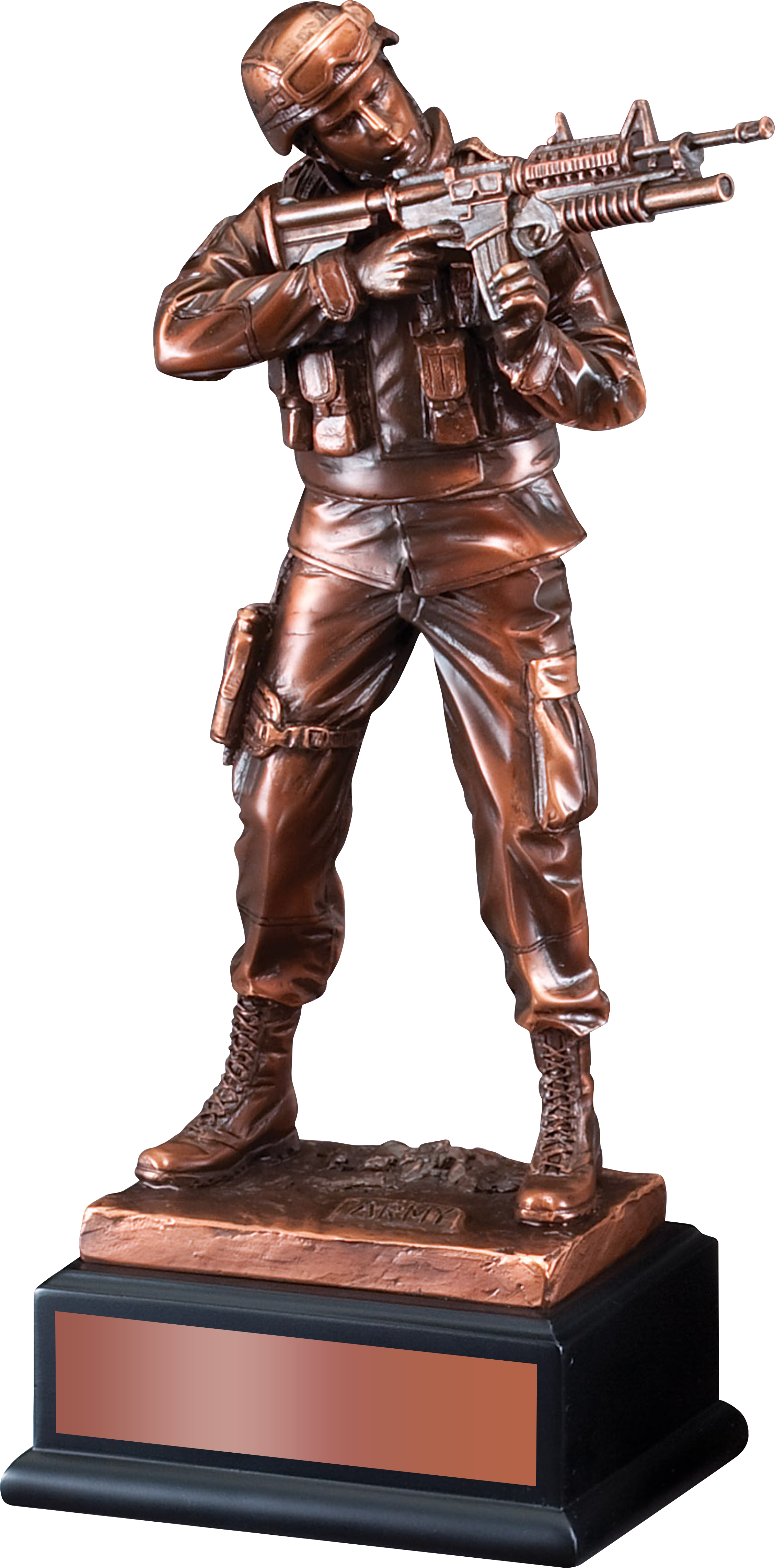 US Army Male Soldier Statue