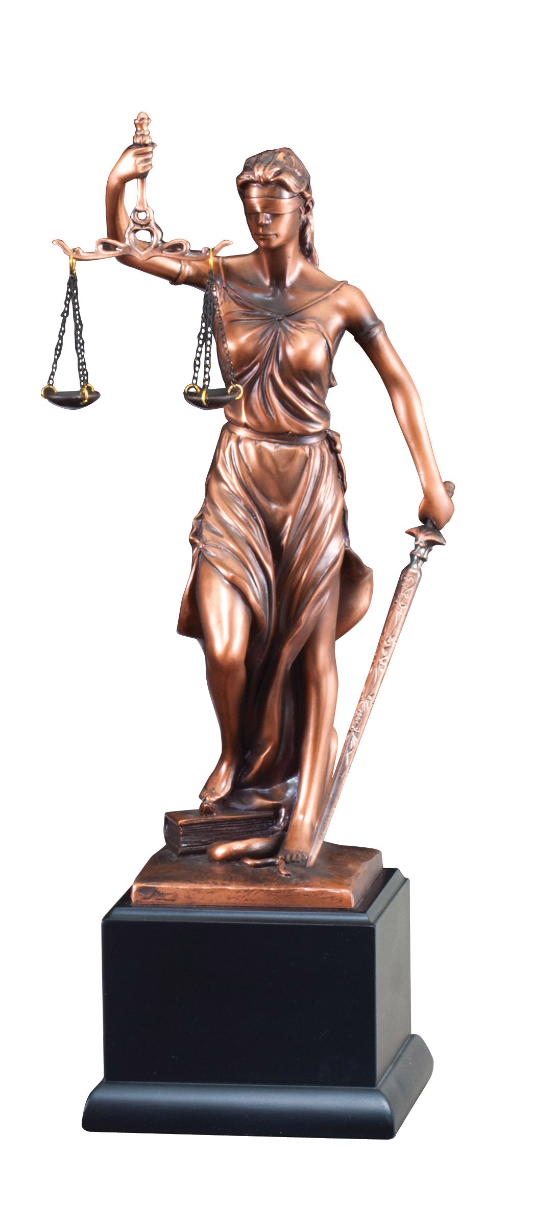 Lady Justice Resin