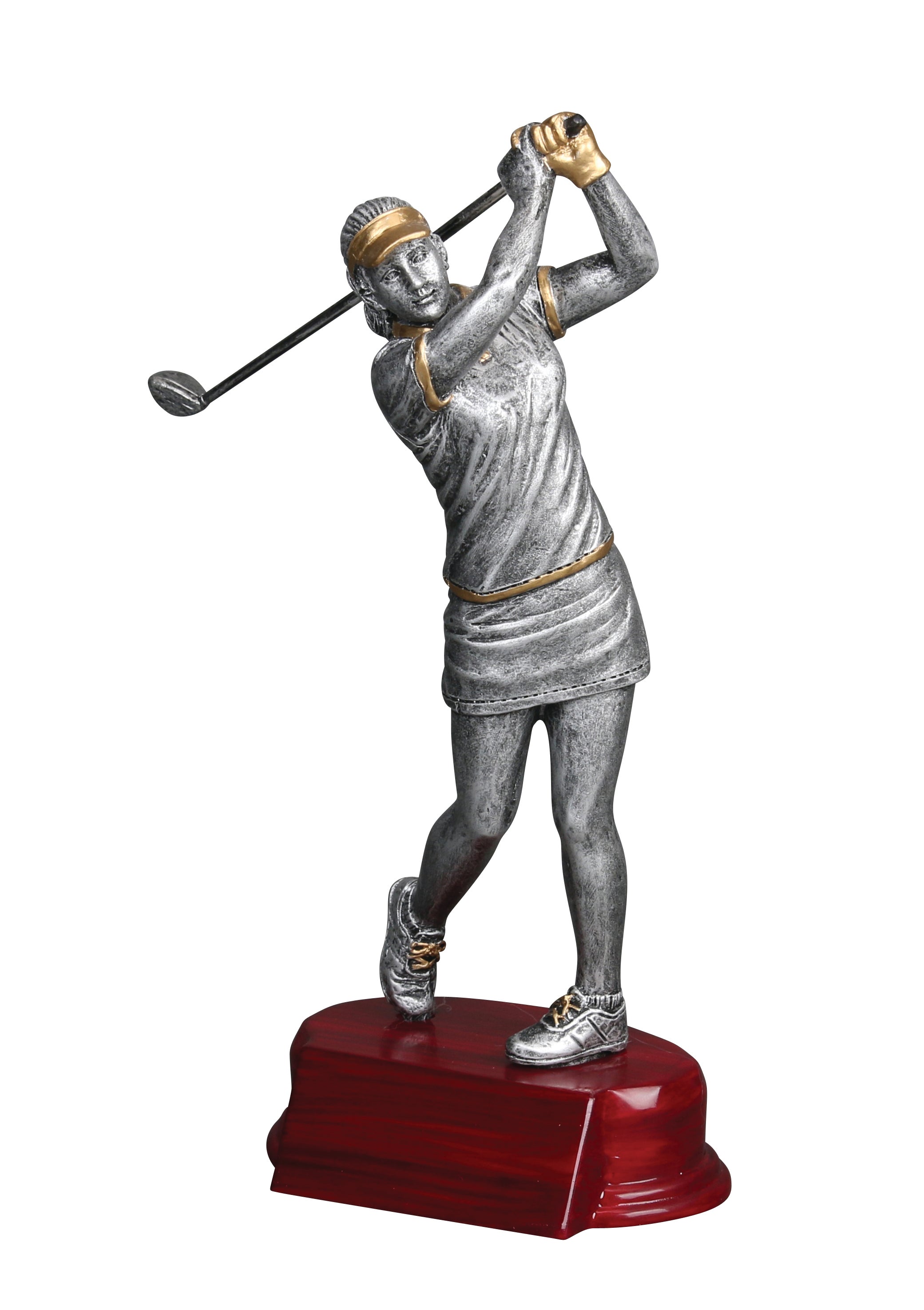 Golf Swing Resin Statues