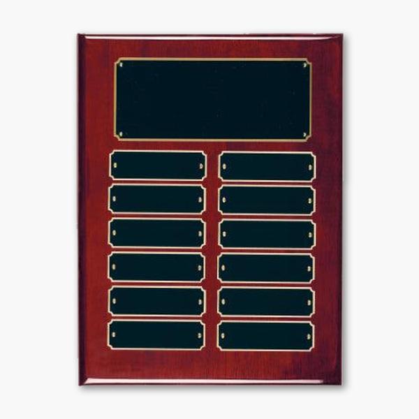 Rosewood Piano Finish Perpetual Plaque