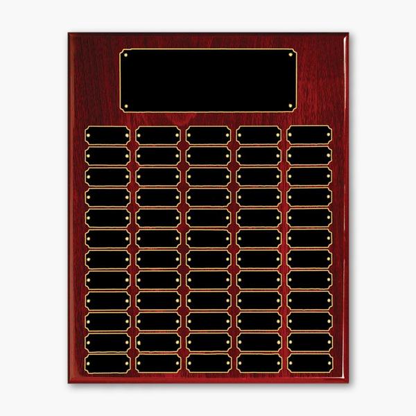 Rosewood Piano Finish Perpetual Plaque