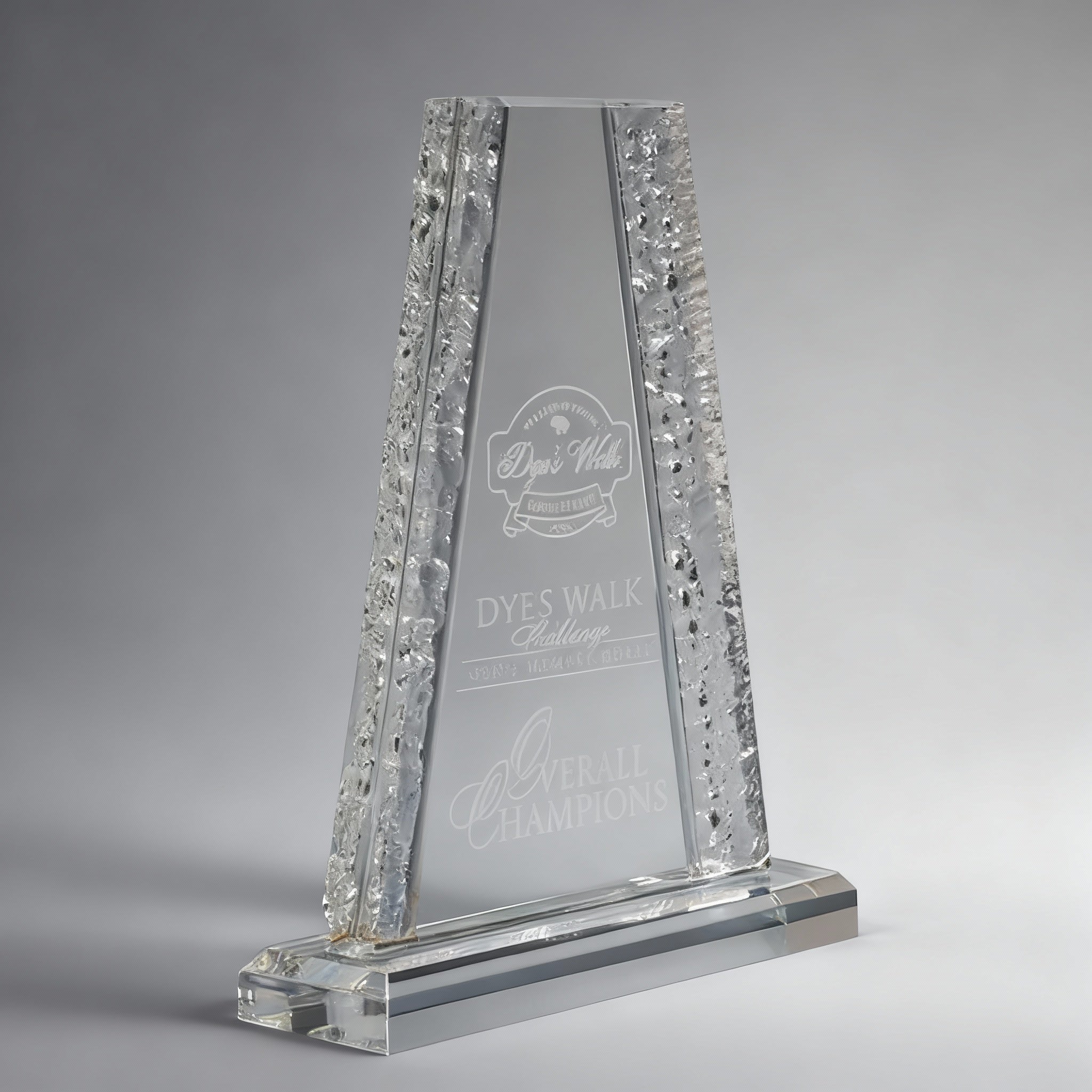 Acrylic Tower With Crinkle Edge