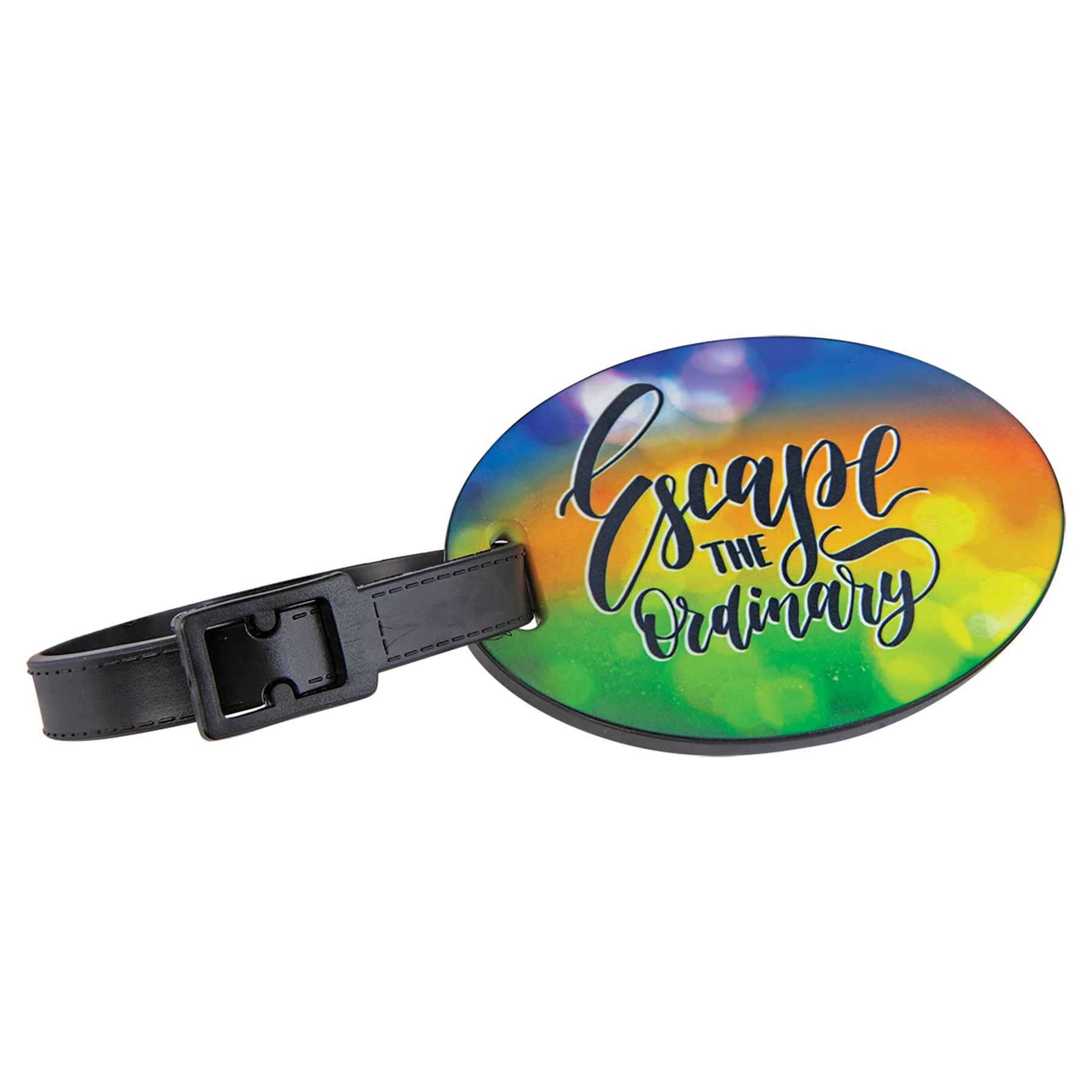 Full Color Black Edge Luggage Tag