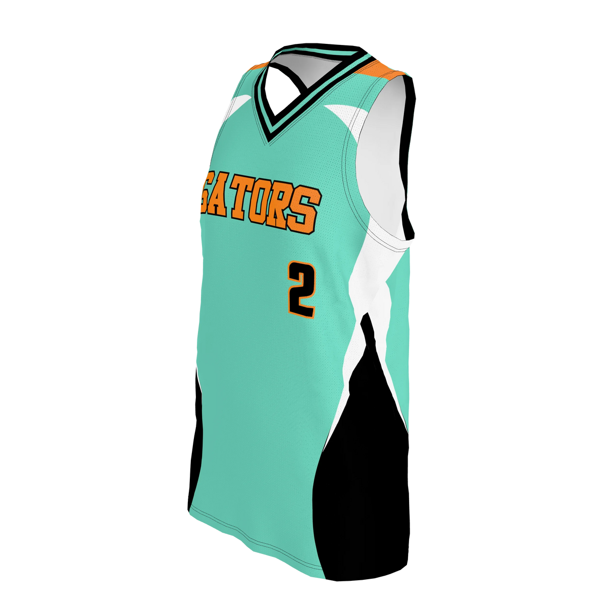 Custom Sublimated Women's & Girls' Sleeveless V-Neck Softball Jersey — supplier view 2