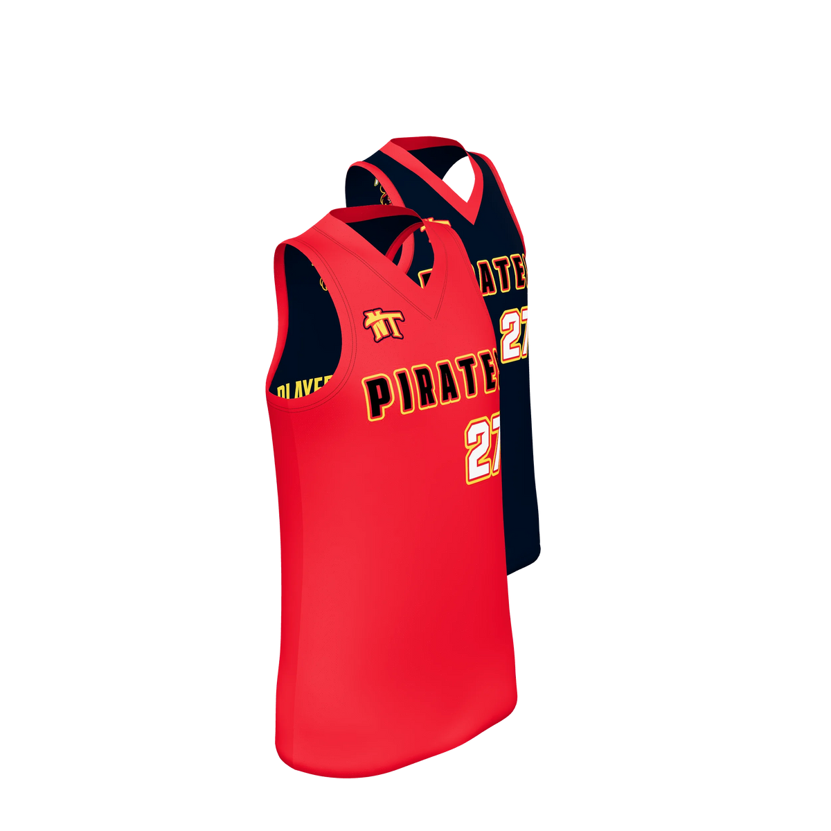 Custom Sublimated Women's & Girls' Single-Ply Reversible Sleeveless V-Neck Softball Jersey — supplier view 8