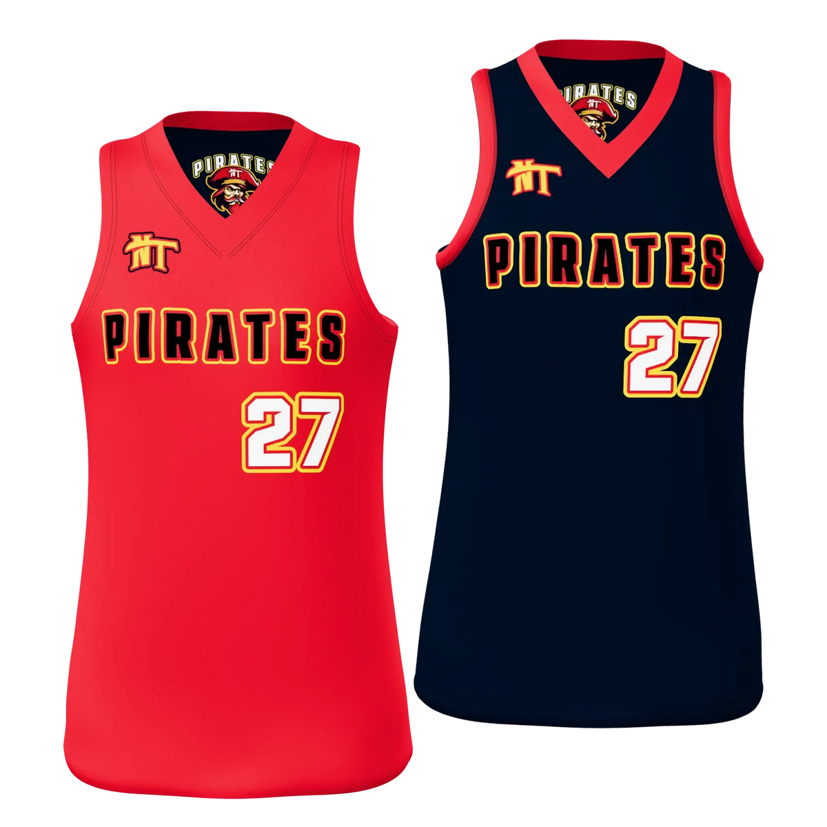 Custom Sublimated Women's & Girls' Single-Ply Reversible Sleeveless V-Neck Softball Jersey — supplier view 9