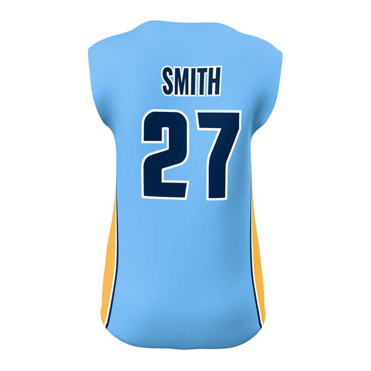 Custom Sublimated Women's & Girls' Full-Button Sleeveless Softball Jersey — supplier view 4