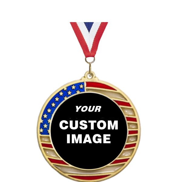 Patriotic Insert Medals